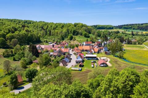 Luftbildaufnahme von Gomadingen-Wasserstetten