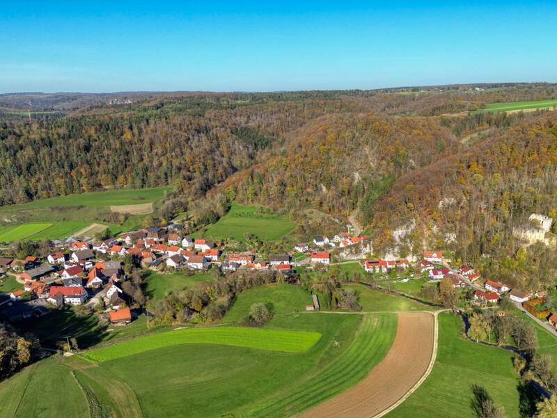 Luftbildaufnahme von Hayingen-Anhausen