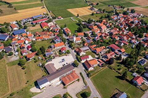 Luftbildaufnahme von Hohenstein-Ödenwaldstetten