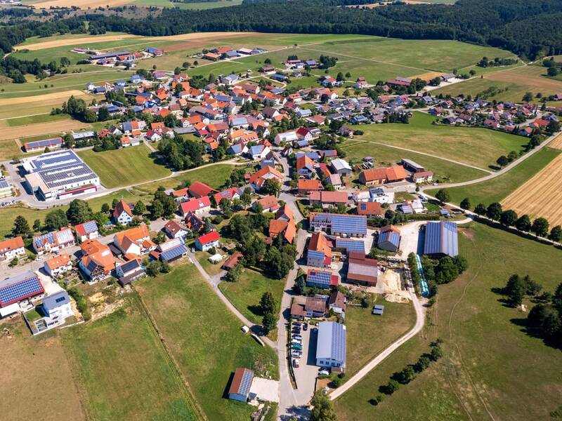 Luftbildaufnahme von Hohenstein-Eglingen