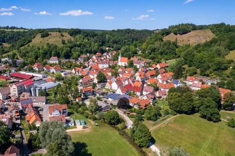 Luftbildaufnahme von Münsingen-Buttenhausen