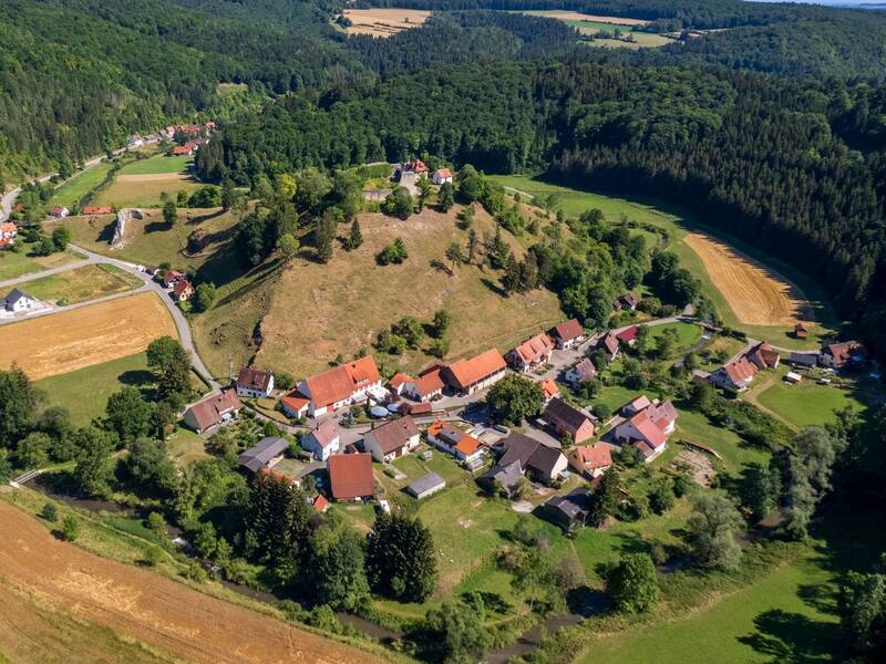 Luftbildaufnahme von Münsingen-Gundelfingen