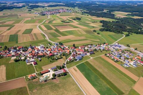 Luftbildaufnahme von Pfronstetten-Aichstetten