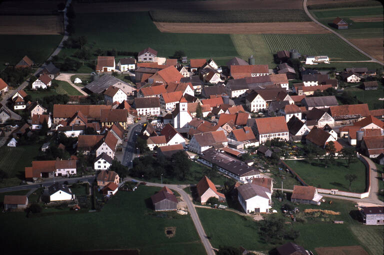 Historische Luftbildaufnahme von Pfronstetten-Tigerfeld