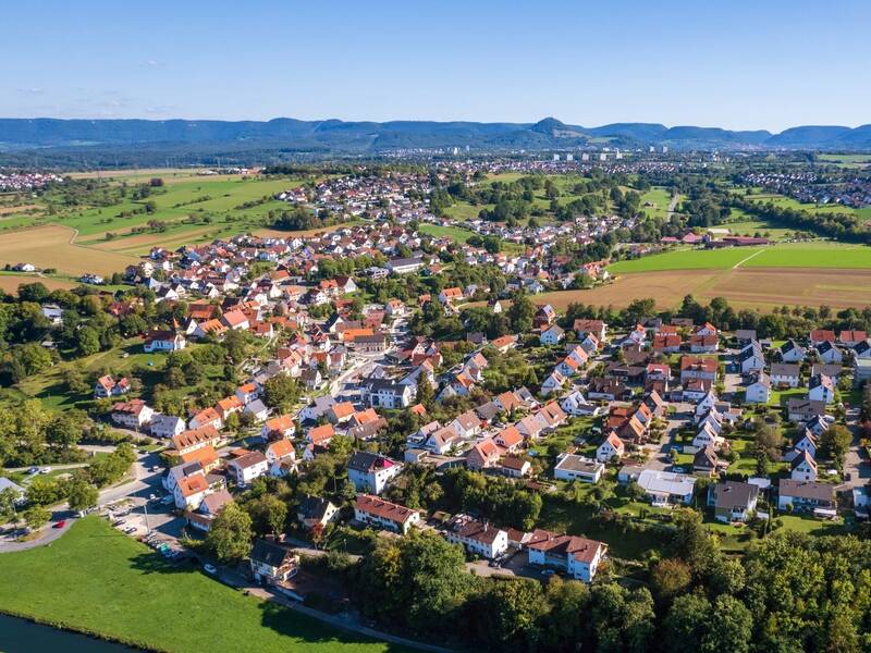 Luftbildaufnahme von Reutlingen-Altenburg