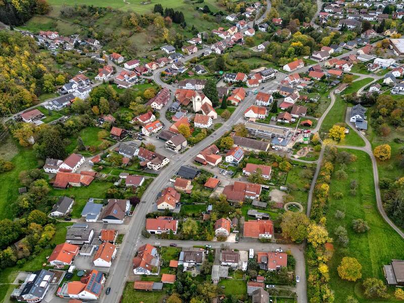 Luftbildaufnahme von Reutlingen-Bronnweiler