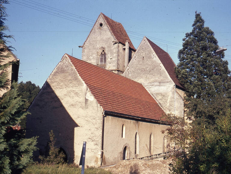 Historische Fotografie der Marienkirche Bronnweiler