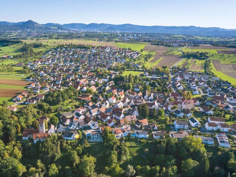 Luftbildaufnahme von Reutlingen-Oferdingen