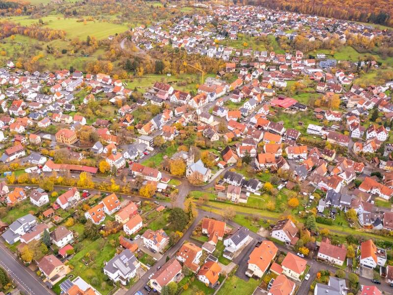 Luftbildaufnahme von Reutlingen-Ohmenhausen