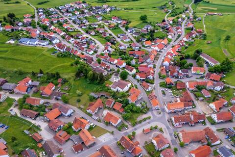 Luftbildaufnahme von Sonnenbühl-Erpfingen