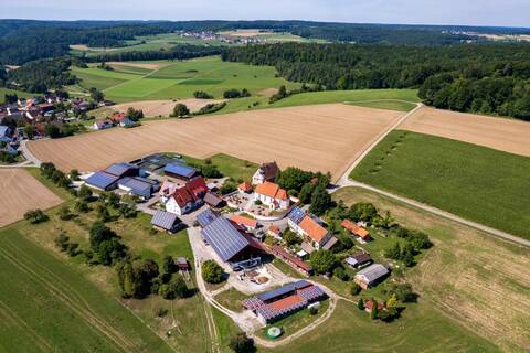 Luftbildaufnahme von Zwiefalten-Mörsingen